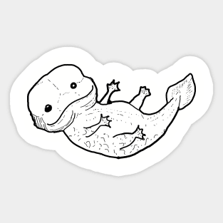 Inktober Gillman Sticker